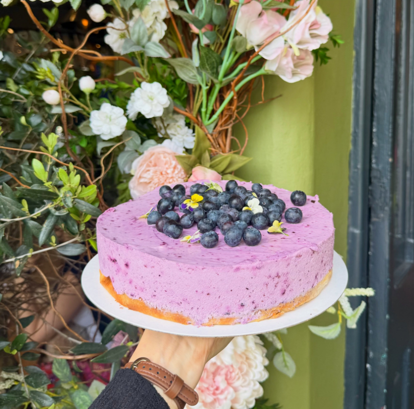 Blueberry cheesecake